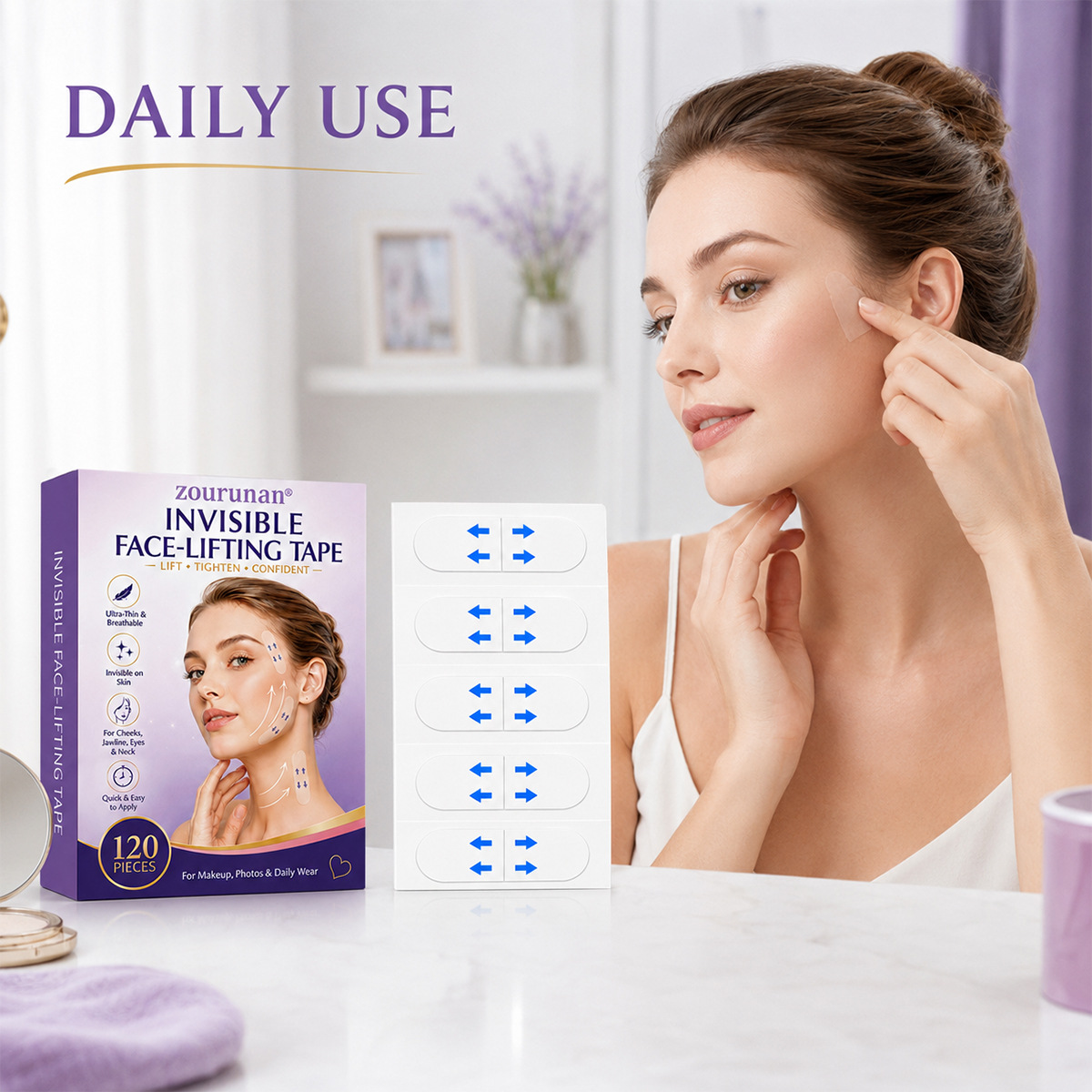 Zorunan Invisible Face-Lifting Tape