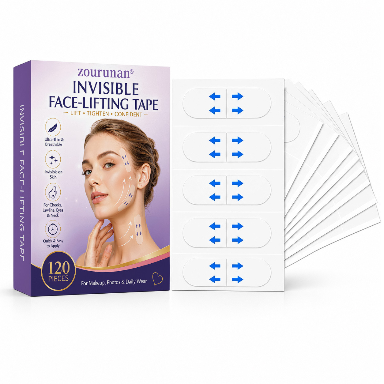 Zorunan Invisible Face-Lifting Tape
